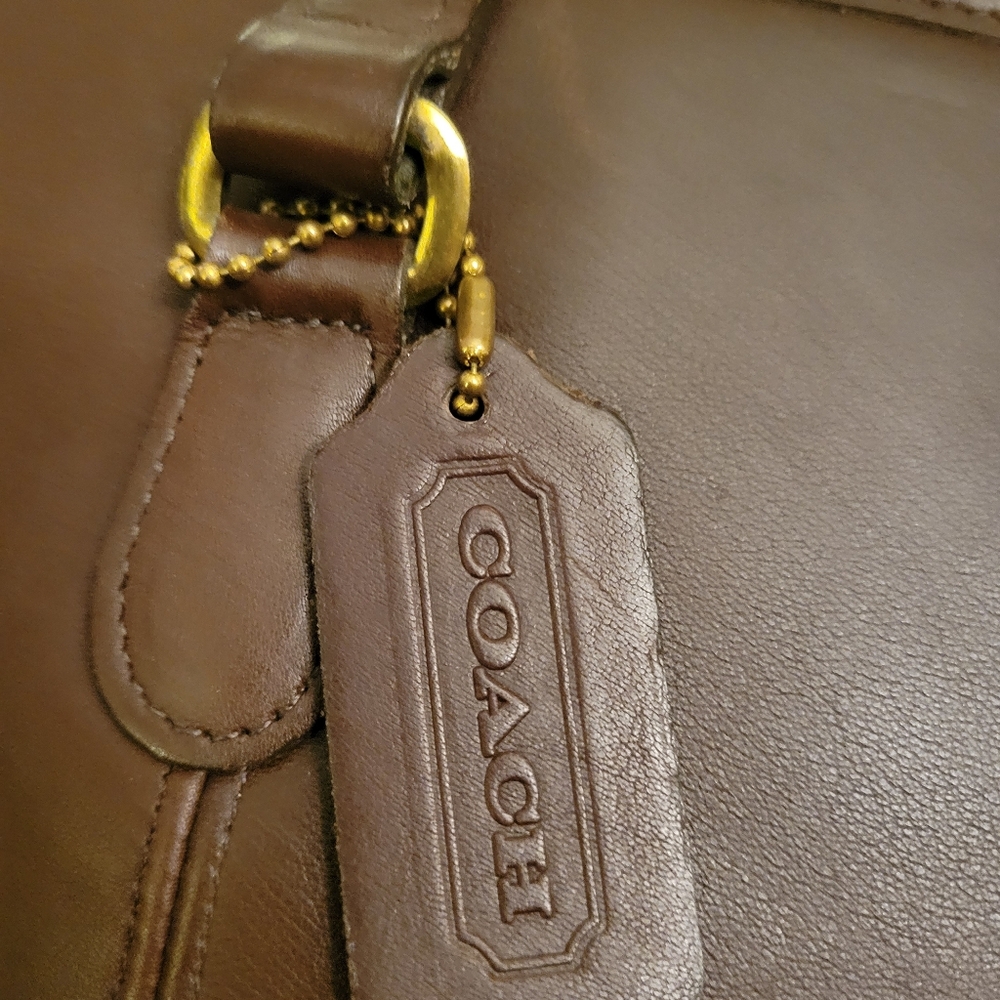 Coach Leather Zippered Tote - Picture 3 of 11